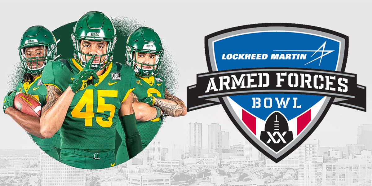 Baylor in the Armed Forces Bowl logo