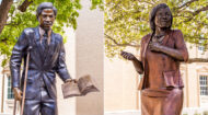 Baylor dedicates statues honoring first Black graduates outside Tidwell