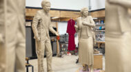 From clay to bronze, sculptor shares how Baylor's new Gilbert/Walker statues came to life