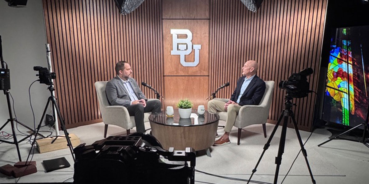 Derek Smith and a featured guest speak on Baylor Connections