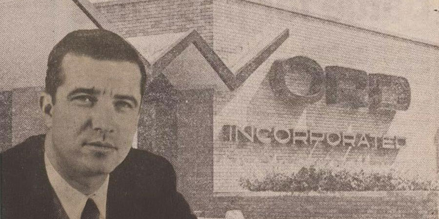 Jarrell McCracken outside the Waco Word Inc. offices