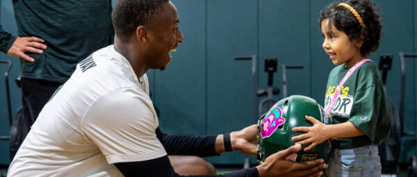 Baylor Football's 'Helmet of Hope' to raise awareness of childhood cancer